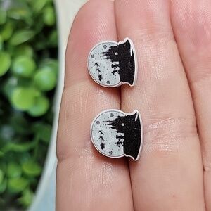 Disney Christmas Snowglobe Stud Earrings